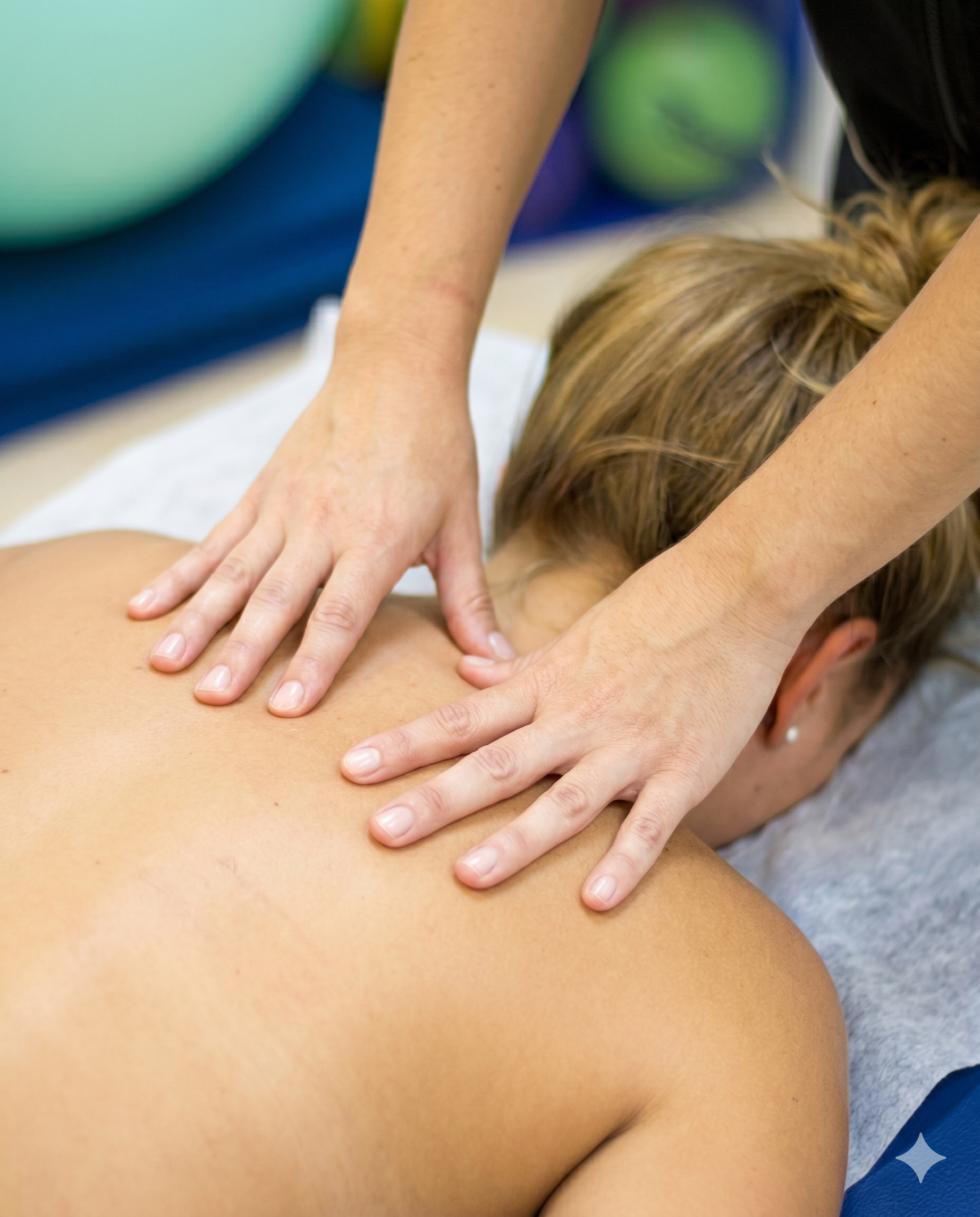 Sesión de fisioterapia